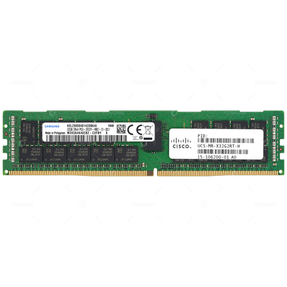15-106200-01 CISCO DDR4 32GB 2RX4 PC4-23400 2933MHZ RDIMM